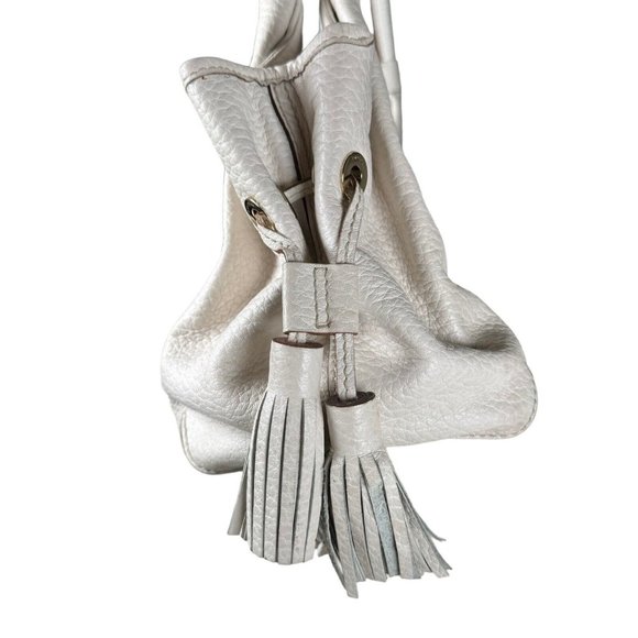 KATE SPADE Ivory Pebbled Leather‎ Satchel Bag - Picture 5 of 16